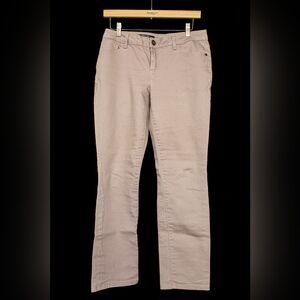 Simply Vera Wang Tan Mid-rise Straight Leg Capri Jeans